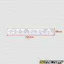 Sticker Gilera blanc 233mm