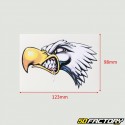 Furious eagle sticker 123mm