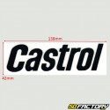 Sticker Castrol noir 138mm