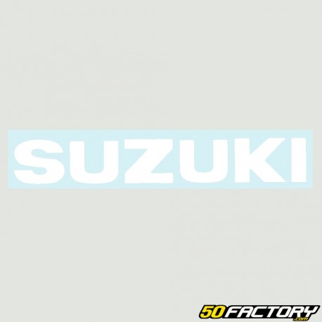 Sticker Suzuki blanc 190mm