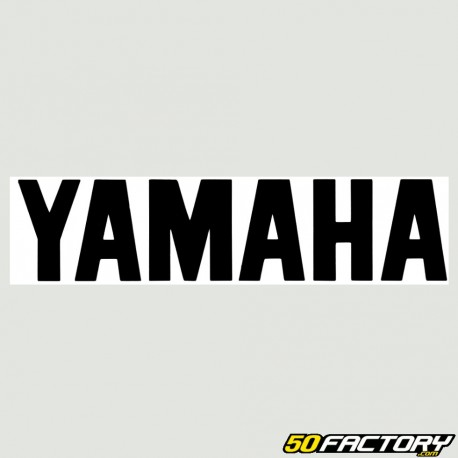 Sticker Yamaha black 160mm