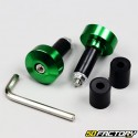 Handlebar ends RX6 alu green