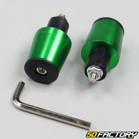 Embouts de guidon RX4 alu vert