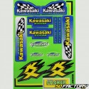 Placa da etiqueta de Kawasaki KX