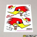 Woodpecker 159mm Stickers