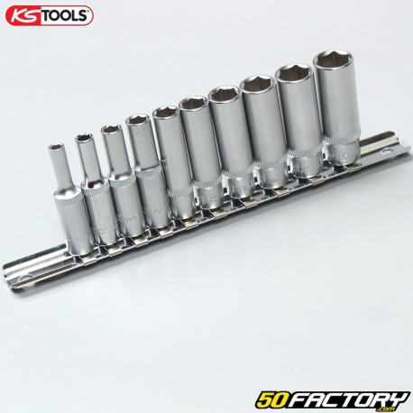 10 6 Sockets Set for 1 / 4 &#39;&#39; KsTools Ratchets