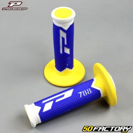 Punhos Progrip 788 azul-amarelo-branco