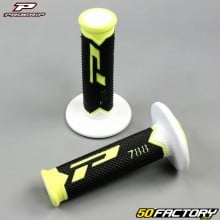 Manoplas Punhos Progrip Fluo preto-branco-amarelo 788