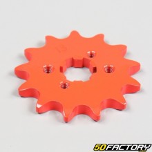 Pignone di uscita della scatola di 13 denti 420 Derbi,  Aprilia,  Gilera... arancione