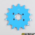 Pinion Derbi 14 teeth 420 blue