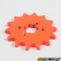 Pinion Derbi 14 teeth 420 orange