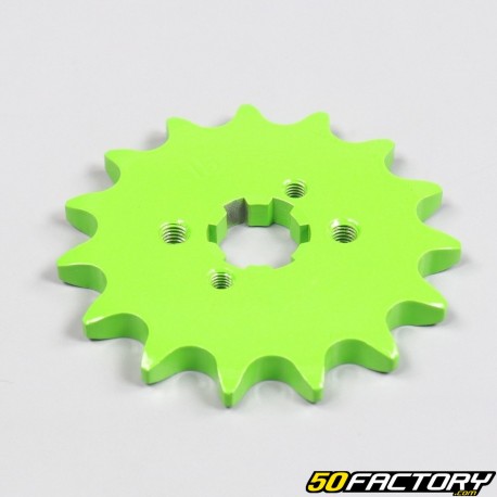 Pinion Derbi 15 green 420 teeth