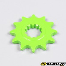 12 tooth 420 box output sprocket AM6 Green minarelli