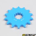 Pinion AM6 Minarelli 14 teeth 420 blue