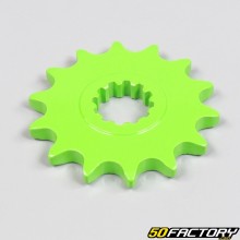 14 tooth 420 box output sprocket AM6 Green minarelli