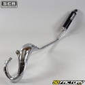 Scarico cromato SCR Corse Derbi,  Gilera,  Aprilia passaggio alto