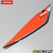 Left rear origin sticker Derbi DRD Xtreme (2011 - 2017) red and black