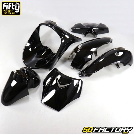 Fairing kit FIFTY black Peugeot Vivacity 1 and 2 50 2T