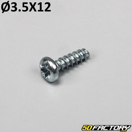 3.5x12mm screw for lights, turn signals ... (per unit)