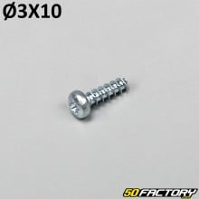 3x10 mm screws for lights, indicators... (per unit)