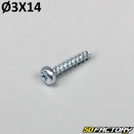 3x14mm screw for lights, turn signals ... (per unit)