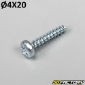 4x20mm screw for lights, turn signals ... (per unit)