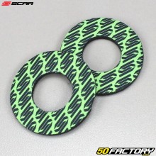 Handlebar grip donuts Scar green