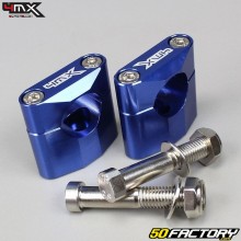 Handlebar clamps 28mm 4MX blue