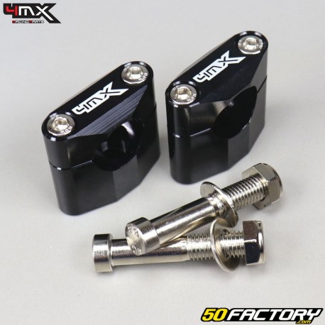 28mm 4MX handlebar clamps black