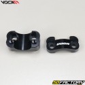 Handlebar clamps 22mm to 28mm Voca black