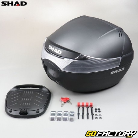 Top case Shad  33L black motorcycle and scooter universal 