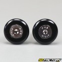 Handlebar ends RX9 black aluminum