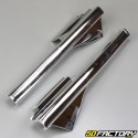 Fork tube protections Peugeot 103 Vogue,  MVL... chrome