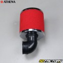 Filtro de aire de espuma en ángulo XL Ø30mm rojo PHBG Athena