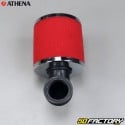 Filtro de ar de espuma angular XL Ø30mm vermelho PHBG Athena