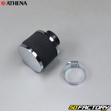 Filtro de ar de espuma reta Ø30mm chrome PHBG Athena