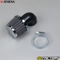 Bent horn air filter XL Ø30mm chrome PHBG Athena