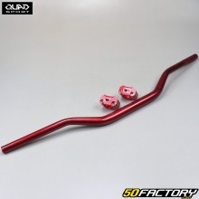 Guidão Fatbar alumínio Ø 28mm (com ponte) vermelho