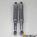 Adaptable rear shock absorbers chrome 320mm Peugeot 103, MBK 51