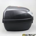 Top case 28L moto nera e scooter universale (riflettore bianco)