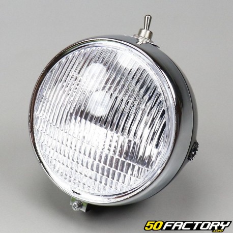 Round headlight Ø 133mm with switch MBK 51 and Peugeot 103