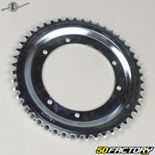 Couronne 48 dents Ø 110 mm 6T MBK51, Motobécane AV88... (jante à rayons) grise