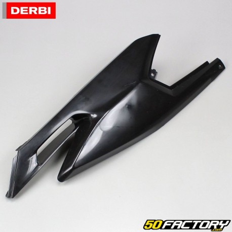 Carenado trasero derecho Derbi Senda,  Gilera Smt, Rcr, Aprilia Sx 50 (de 2018) negro