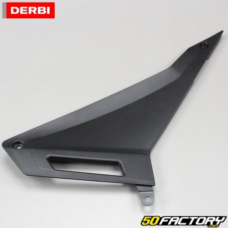 Verkleidung rechten unter Sattel Derbi Senda,  Gilera SMT,  RCR,  Aprilia RX SX 50 (von 2018) schwarz