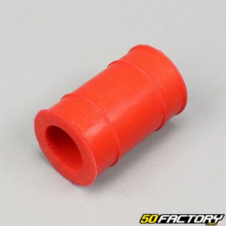 Sleeve exhaust silencer 22mm red