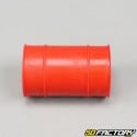 Silenziatore di scarico manica 22mm rosso