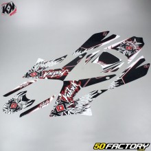 Kit decorativo Derbi DRD, Gilera SMT,  RCR (2011 - 2017) Kutvek Demon rojo