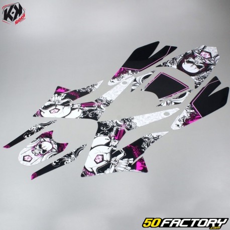 Kutvek Trash Graphic Kit Derbi Senda DRD Xtreme, SMT,  RCR (2011-2017) pink