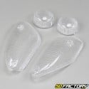 Transparente blinkende Cabochons MBK Nitro,  Yamaha Aerox (1999 2012 in)