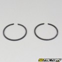 Piston rings type origin Peugeot vertical and horizontal Buxy, Ludix, XP ... 50 2T